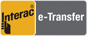 Interac e-transfer logo for direct, secure and discreet payments